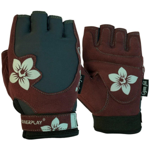 Перчатки для фитнеса PowerPlay Womens 1733 XS Grey/Brown (PP_1733_XS_Grey/Brown) лучшая модель в Черновцах
