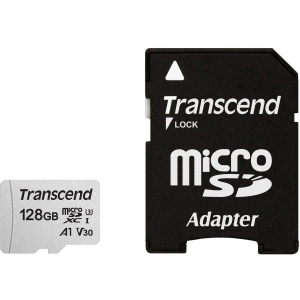 Transcend 300S microSDXC 128GB UHS-I U3 + SD-Adapter (TS128GUSD300S-A) ТОП в Черновцах