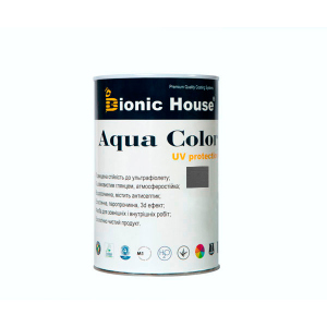 Краска для дерева Bionic-House Aqua Color UV-protect 0,8л Артгрей в Черновцах