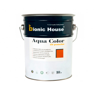 купить Краска для дерева Bionic-House Aqua Color UV-protect 10л Янтарь