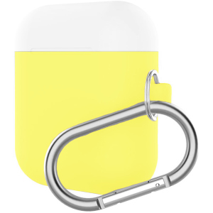 купить Чехол ArmorStandart Hang Case для Apple AirPods Yellow/White (ARM53767)