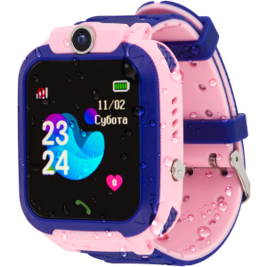 Смарт-годинник Atrix Smart Watch iQ1500 Aquatic Cam GPS Pink (iQ1500 Pink) ТОП в Чернівцях