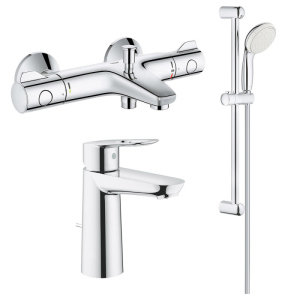 Набір змішувачів Grohe Grohtherm 800 + BauLoop 34550TM ТОП в Чернівцях