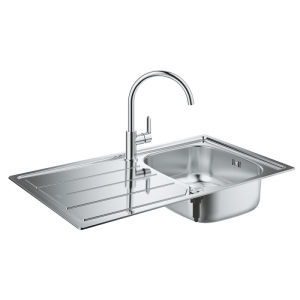 Набір Grohe Мийка Кухонна K200 31562Sd0 + Змішувач Bauedge 31367000