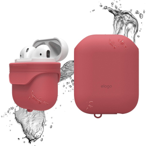 Чехол Elago Waterproof Case для AirPods Italian Rose (EAPWF-BA-IRO) надежный