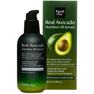 купити Поживна сироватка Farmstay Real Avocado Nutrition Oil Serum з олією авокадо 100 мл (8809469776899)