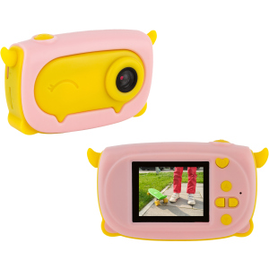 Цифровой детский фотоаппарат Atrix Tiktoker 9 20 Mp 1080p Pink (cdfatxtt9p) в Черновцах