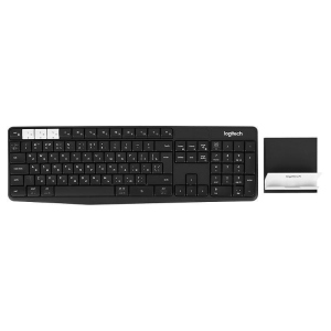 Клавіатура Logitech Wireless K375s Graphite Black USB (920-008184)