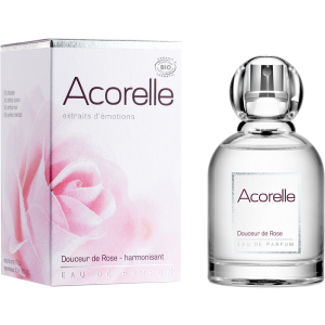 Парфюмированная вода Acorelle Silky Rose органическая 50 мл (3700343021065) ТОП в Черновцах