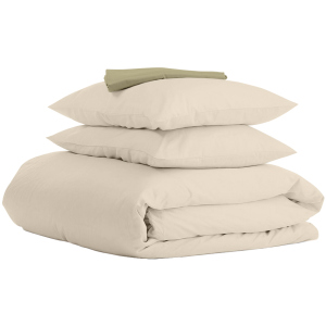 Комплект постельного белья Cosas Ranfors Beige Olive 200х220 (Ranfors_Beige_Olive_200) (4822052051511) в Черновцах