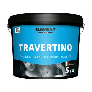 Фасадна декоративна штукатурка TRAVERTINO "ELEMENT DECOR" 5 кг ТОП в Чернівцях