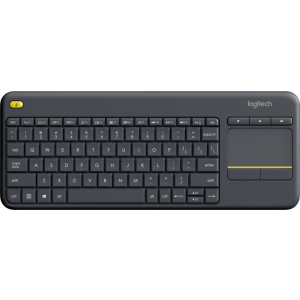 Клавиатура Logitech Wireless Touch Keyboard K400 Plus RUS Black (920-007147)