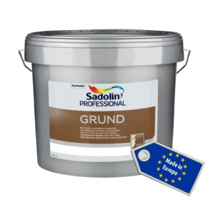 Грунтувальна фарба для поглинаючих поверхонь Sadolin Grund Білий 10 л