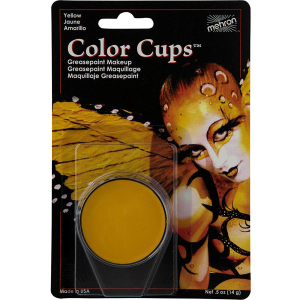 Кремовый грим Mehron Color Cups Yellow 12 г (CCC-Y) (764294502045) в Черновцах