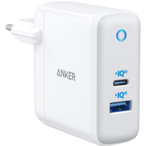 Сетевое зарядное устройство Anker PowerPort+ Atom III - 60W Power IQ 3.0 White (A2322321/A2322G21) ТОП в Черновцах