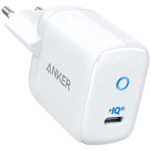 Зарядний пристрій Anker PowerPort III Mini 1 - 30W PowerIQ3.0 White (A2615L21) ТОП в Чернівцях