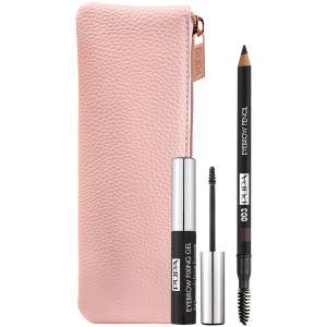 Набір для макіяжу брів Pupa Eyebrow Essential Kit №003 Dark Brown 10 г (8011607333738) в Чернівцях