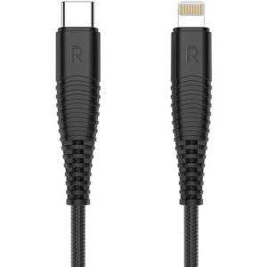 Кабель RAVPower USB Type-C to Lightning 1 м Black (RP-CB020) надежный