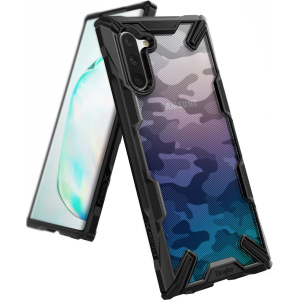 Панель Ringke Fusion X Design для Samsung Galaxy Note 10 Camo Black лучшая модель в Черновцах