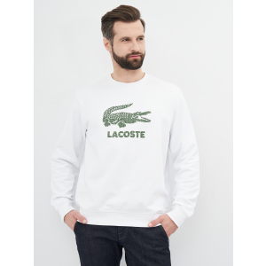 Світшот Lacoste SH0065-001 XL (T6) White (3665926024225) краща модель в Чернівцях