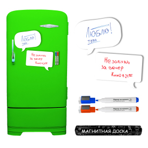 Магнітна дошка на холодильник маркерна Pasportu Чат (2000992395175) краща модель в Чернівцях