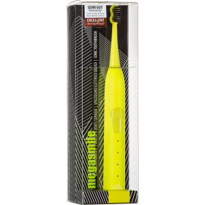 Звукова зубна щітка Megasmile Black Whitening II Electric Yellow (7640131971799) краща модель в Чернівцях