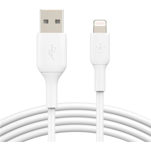 купить Кабель Belkin USB-A - Lightning PVC 2 м White (CAA001BT2MWH)