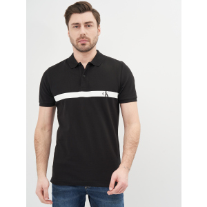 Поло Calvin Klein Jeans Horizontal Ck Panel Polo J30J317328-BEH L Pvh Black (8719853574515) надежный