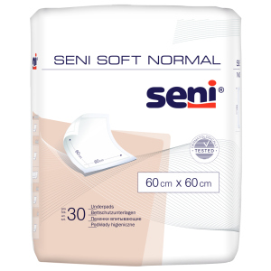 Одноразові пелюшки Seni Soft Normal 60х60 см 30 шт (5900516692568) ТОП в Чернівцях