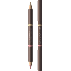 Антивіковий двосторонній олівець для губ Studio 10 Age Reverse Perfecting Lipliner Halo 1.38 г (5060377060088) в Чернівцях