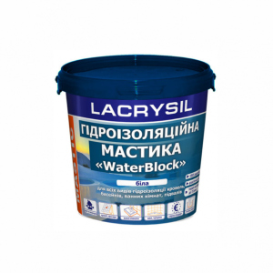 Мастика гідроізоляційна Lacrysil "WaterBlock" 3кг в Чернівцях