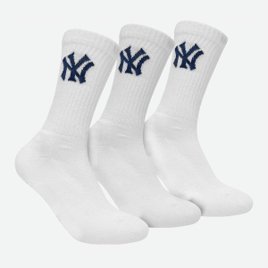 Шкарпетки New York Yankees 3 pk Crew 15100002-1001 31-34 р 3 пари Білі (8718984008951) ТОП в Чернівцях