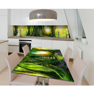 Вінілова 3D наклейка на стіл Zatarga Двері в невідомий світ 600х1200 мм (Z185132st) рейтинг