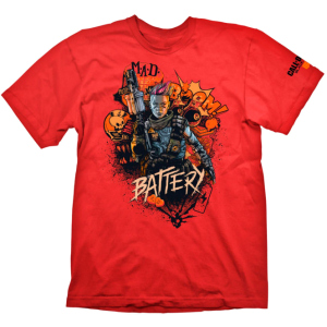 Футболка Gaya COD "Black Ops 4 T-Shirt Battery Red" M (GE6301M) ТОП в Чернівцях