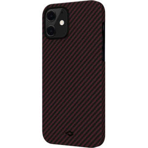 Панель Pitaka MagEZ Case Twill для Apple iPhone 12 Black/Red