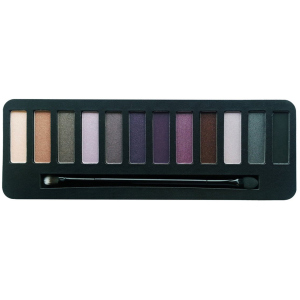 Тени для век W7 In The Night Eye Colour Palette палетка 12 цветов smoky silver and deep sinks 15.6 г (5060294398141) лучшая модель в Черновцах