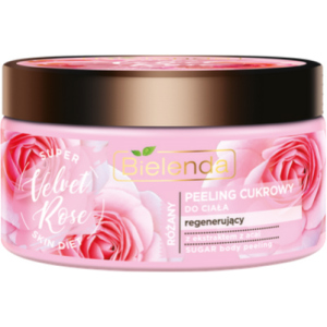 Скраб сахарный Bielenda Super Skin Diet Velvet Rose Регенерирующий 350 г (5902169034214) в Черновцах