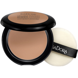 Пудра для обличчя Isadora Velvet Touch Sheer Cover Compact Powder 48 neutral almond 10 г рейтинг