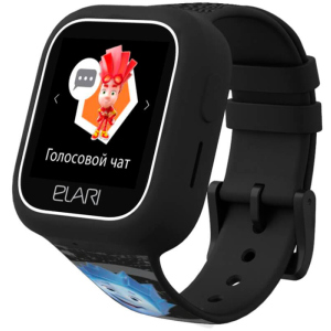 Детские телефон-часы с GPS трекером Elari FixiTime Lite Black (ELFITL-BLK) лучшая модель в Черновцах