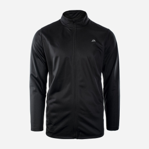 Спортивна кофта Martes Essentials Raylon-Black L Чорна (5902786258192) ТОП в Чернівцях