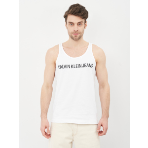 Майка Calvin Klein Jeans Institutional Logo Reg Tank J30J315249-YAF L Ck White (8719852659008) ТОП в Черновцах