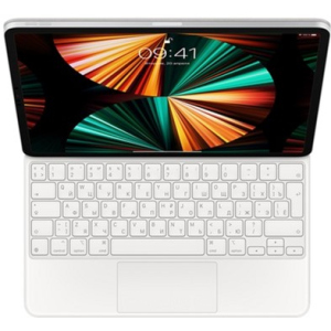 Обложка-клавиатура Apple Magic Keyboard для iPad Pro 12.9 2021 White (MJQL3RS/A) лучшая модель в Черновцах