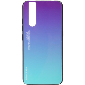 Панель BeCover Gradient Glass для Vivo V15 Pro Purple-Blue краща модель в Чернівцях