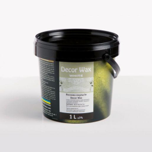 Білий віск для декоративної штукатурки Ельф Decor Wax White 1л краща модель в Чернівцях