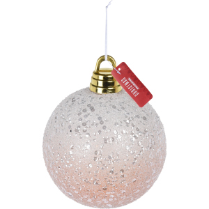 Ялинкова куля Christmas Decoration 20 см (CAA724990_glitter) краща модель в Чернівцях