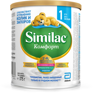 Сухая молочная смесь Similac Комфорт 1 375 г (8427030006833) лучшая модель в Черновцах