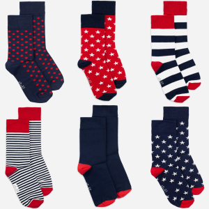 Набор носков The Pair of Socks 12P-111-RWB/BX 41-43 (12 пар) (4820234215706)