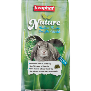 Беззерновий корм для кроликів Beaphar Nature Rabbit з тимофіївкою 1.25 кг (8711231101696) краща модель в Чернівцях