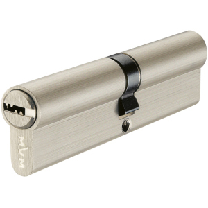 Циліндр MVM P6P 50/40 SN ключ-ключ 90 мм Матовий нікель (P6P50/40 SN) краща модель в Чернівцях