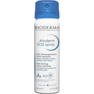 Спрей Atoderm SOS Spray Анти-свербіж Ультразаспокійливий 50 мл (3401528546402) краща модель в Чернівцях